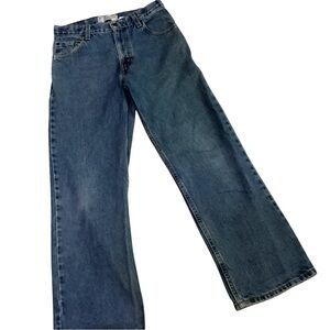 Levi Strauss Signature Loose Fit Women’s Adjustable Waist Size 16 Reg